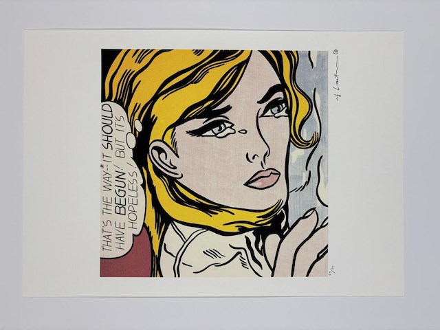 Roy lichtenstein - gelimiteerde editie - afbeelding 1 van  1