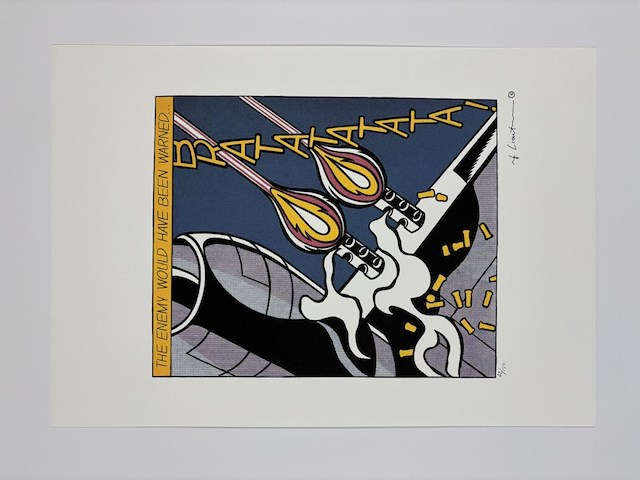 Roy lichtenstein - gelimiteerde editie - afbeelding 1 van  1
