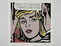 Roy lichtenstein - gelimiteerde editie - afbeelding 1 van  1