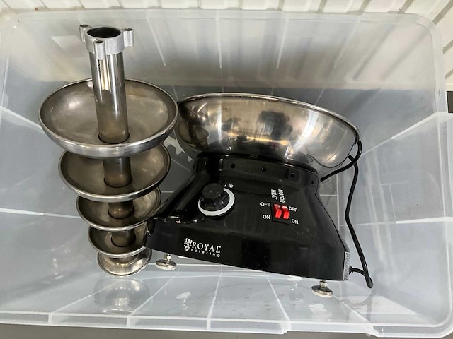 Royal catering rccf-210 chocolade fontein - afbeelding 2 van  5