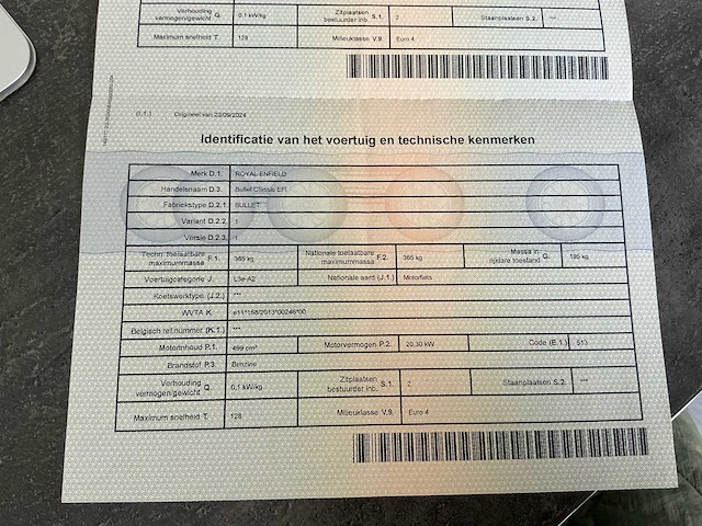 Royal enfield - classic efi - bullet - motorcycle - afbeelding 21 van  30