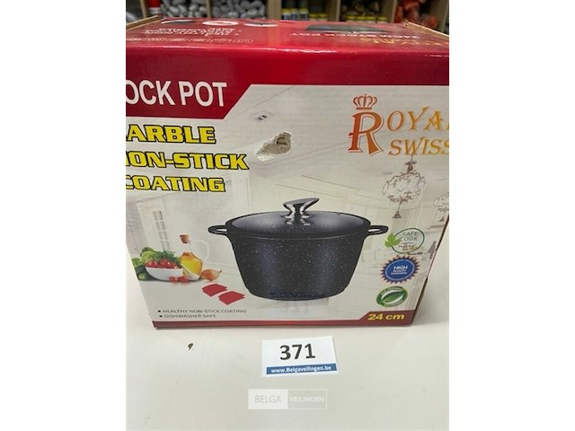 Royal swiis stokpot 24 cm inductie - afbeelding 3 van  3