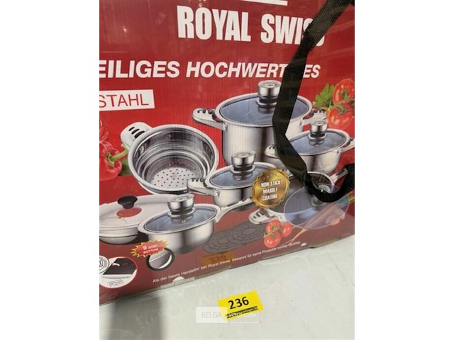 Royal swiss 16 delige pannenset - afbeelding 3 van  3