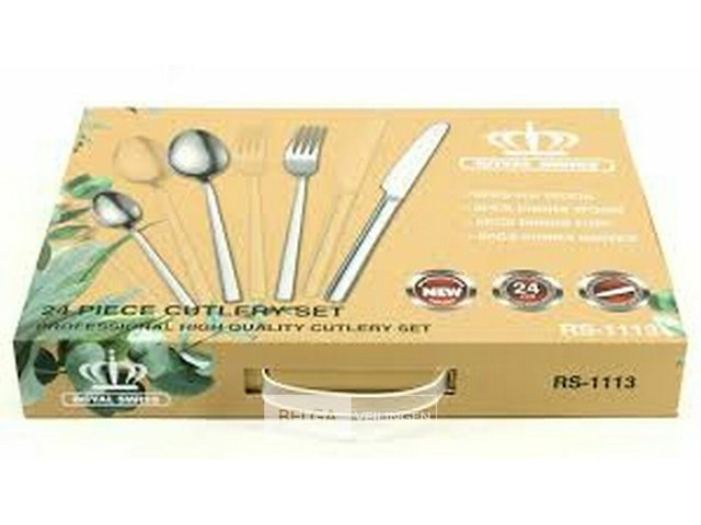 Royal swiss rs1113 bestekset 24-delig - afbeelding 3 van  3