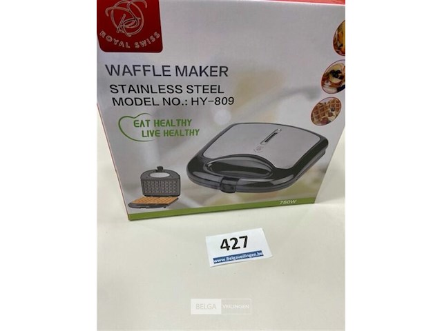 Royal swiss wafelpan - afbeelding 3 van  3