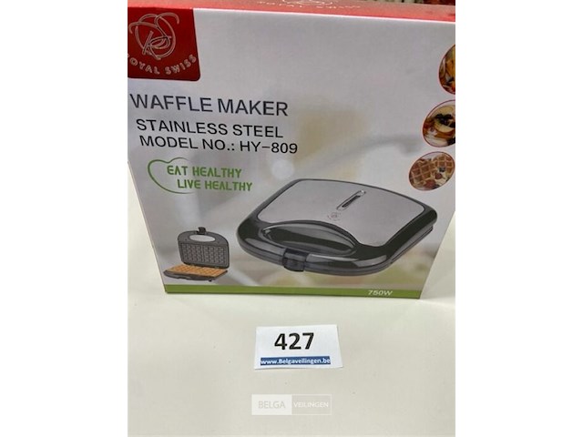 Royal swiss wafelpan - afbeelding 2 van  3