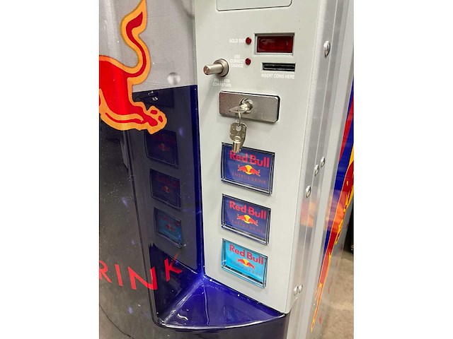 Royal vendors rvrb-372-3 red bull drankenautomaat - afbeelding 4 van  6