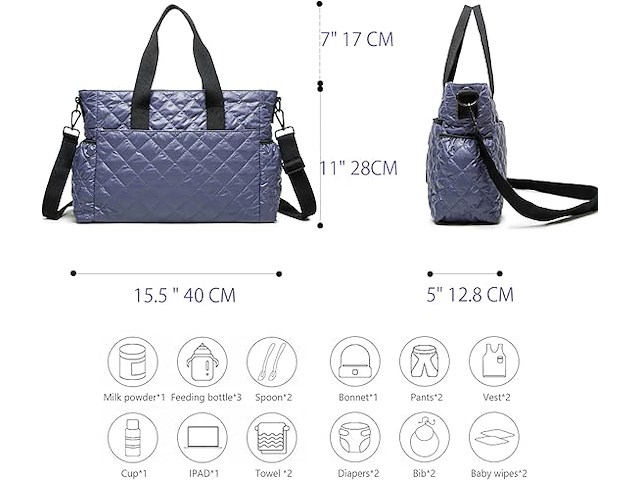 Royalfair babyluiertas (paars) - afbeelding 2 van  3