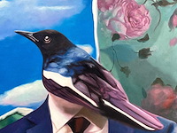 Royce - hommage aan magritte - olie op doek - 120x90 cm - afbeelding 7 van  13