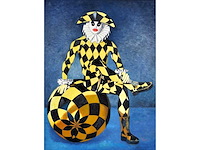 Royce - l' arlequin - olie op doek - 120x90 cm - afbeelding 2 van  9