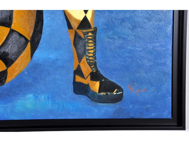Royce - l' arlequin - olie op doek - 120x90 cm - afbeelding 3 van  9