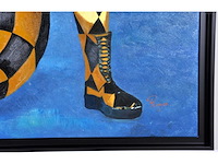 Royce - l' arlequin - olie op doek - 120x90 cm - afbeelding 3 van  9