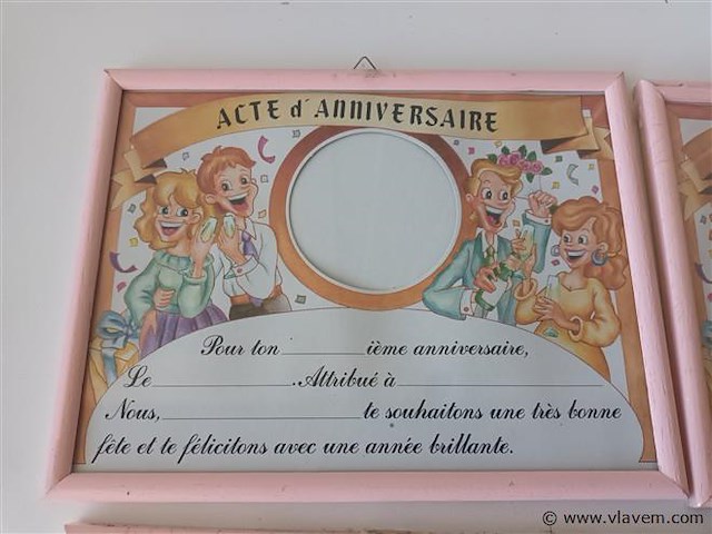 Roze kaders. 4 stuks - afbeelding 2 van  2