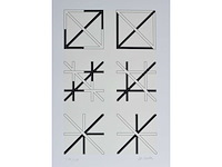 R.r. de poortere - zeefdruk - afbeelding 1 van  4