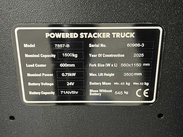 Rte - 2025 - 7857-b - stapelaar 3.5m dubbele ketting - afbeelding 14 van  17