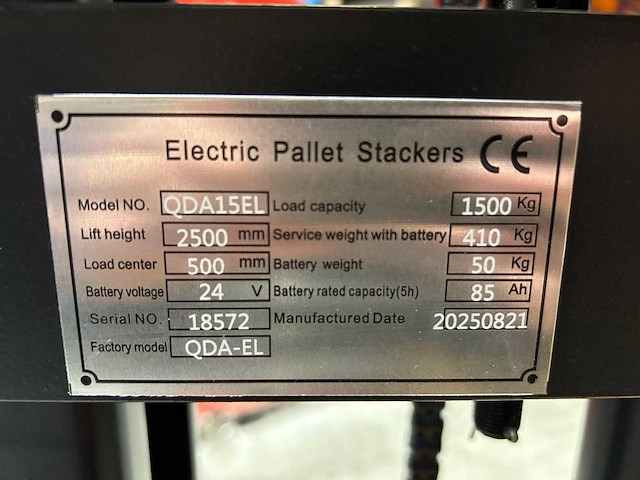 Rte - 2025 - 7860 - stapelaar 2.5m - afbeelding 8 van  11