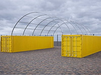 Rte - 2025 - 8117 - opslagtent 6000x6000x2000mm met achterwand - afbeelding 3 van  4