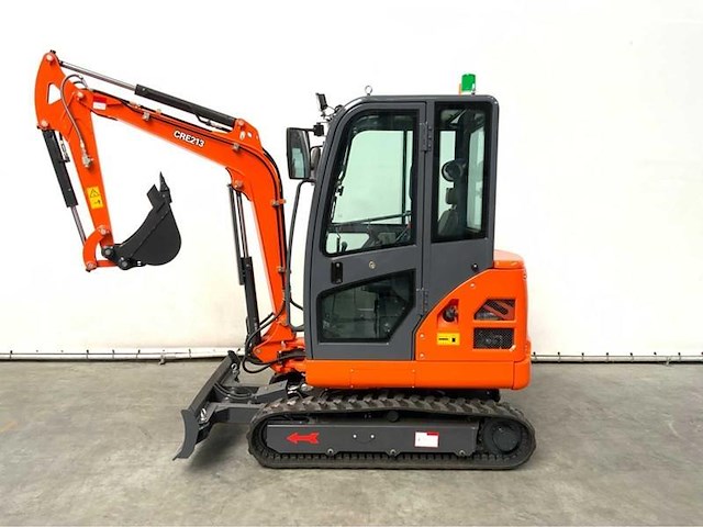 Rte - 2025 - cre213 - mini excavator kubota euro 5 met cabine - afbeelding 10 van  37