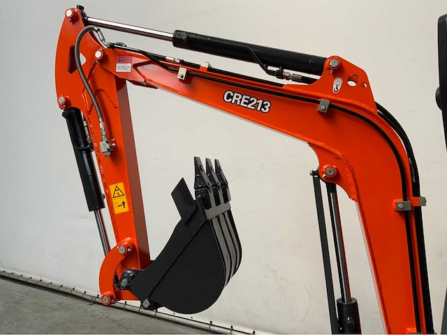 Rte - 2025 - cre213 - minigraafmachine kubota euro 5 met cabine - afbeelding 15 van  39