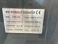 Rte - 2025 - cre380 - graafmachine kubota euro 5... - afbeelding 17 van  23