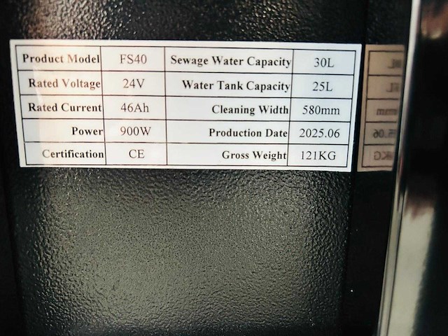 Rte - 2025 - fs40 - vloerschrobzuigmachine - afbeelding 12 van  14