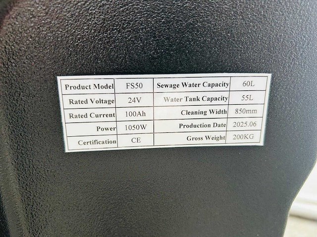 Rte - 2025 - fs50 - vloerschrobzuigmachine - afbeelding 10 van  21