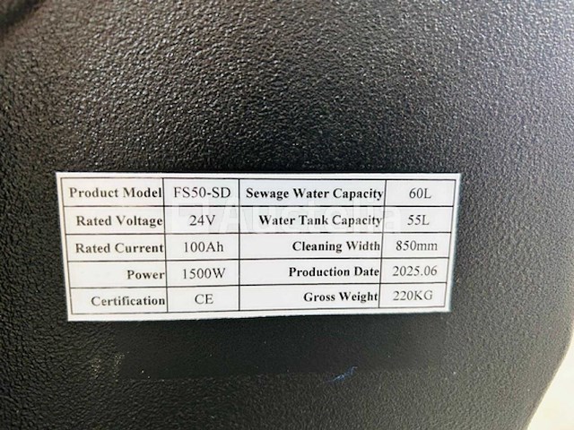 Rte - 2025 - fs50-sd - vloerschrobzuigmachine zelfrijdend - afbeelding 1 van  14