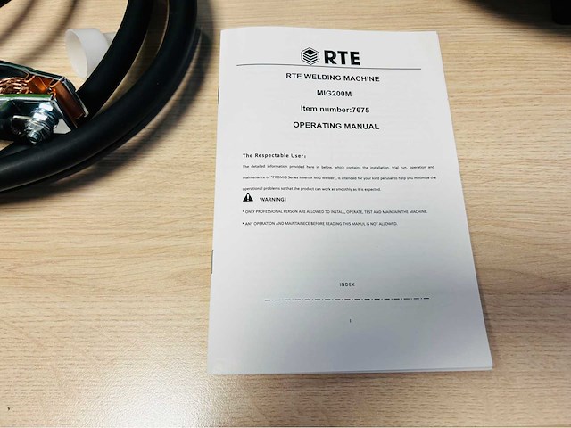 Rte - 2025 - mig200m 7675 - mig lasapparaat - afbeelding 12 van  16