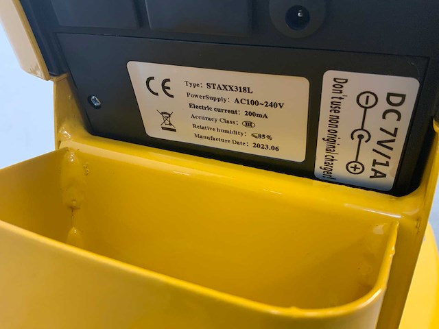 Rte - 2025 - palletwagen met weegschaal 2500kg - afbeelding 3 van  4