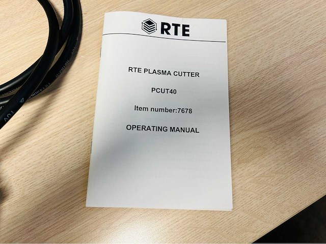 Rte - 2025 - pcut 7678 - plasmasnijmachine 40a - afbeelding 9 van  10