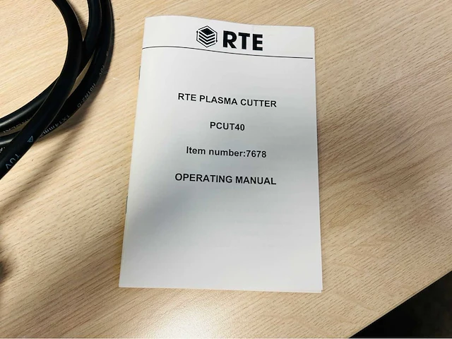 Rte - 2025 - pcut 7678 - plasmasnijmachine 40a - afbeelding 9 van  10