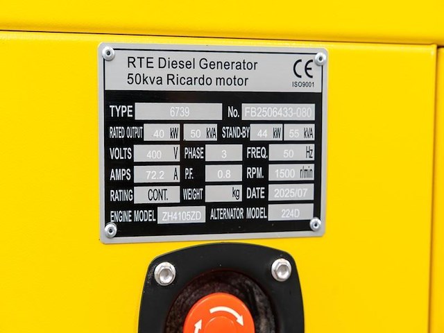 Rte - 2026 - 6739 - 50 kva noodstroomaggregaat 400v - afbeelding 22 van  23