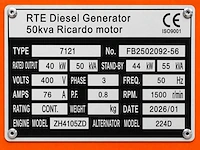 Rte - 2026 - 7121 - 50 kva noodstroomaggregaat... - afbeelding 20 van  25
