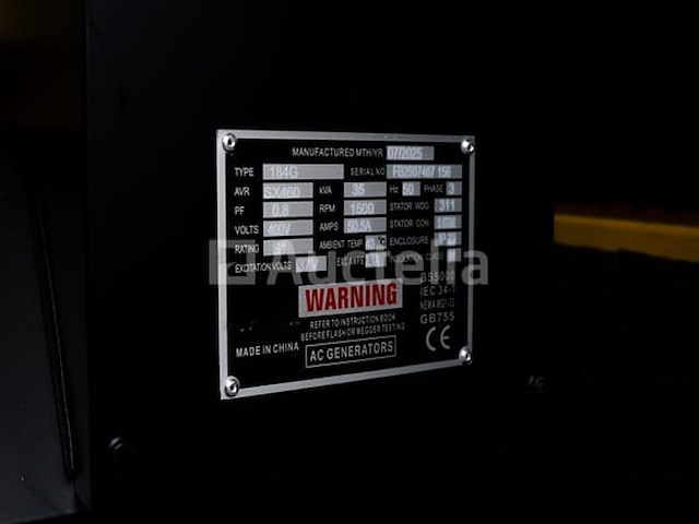 Rte - 2026 - 7310 - 35 kva noodstroomaggregaat 400v - afbeelding 4 van  24