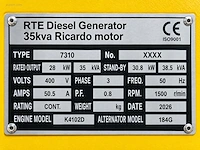 Rte - 2026 - 7310 - 35 kva noodstroomaggregaat... - afbeelding 8 van  24