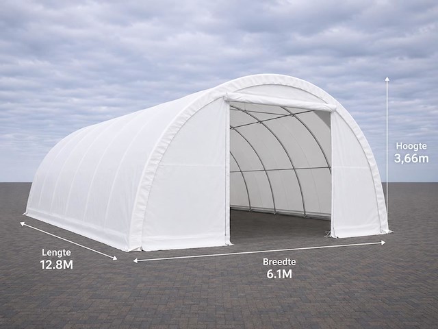 Rte - 2026 - 8100 - opslagtent 12800x6100x3660mm - afbeelding 2 van  5