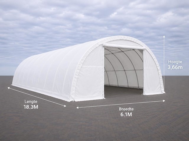 Rte - 2026 - 8101 - opslagtent 18300x6100x3660mm - afbeelding 2 van  5