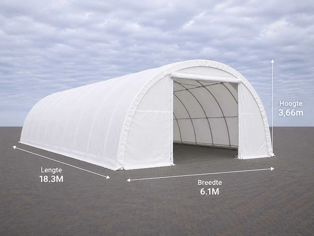 Rte - 2026 - 8101 - opslagtent 18300x6100x3660mm - afbeelding 2 van  5