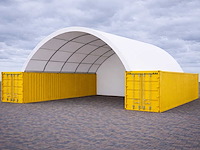 Rte - 2026 - 8117 - opslagtent 6000x6000x2000mm met achterwand - afbeelding 1 van  4