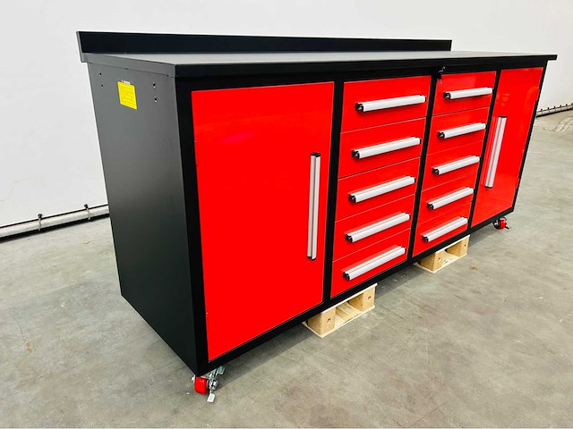 Rte - 7414 - garagewerkbank 223x65x110cm - afbeelding 2 van  5