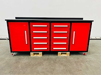 Rte - 7414 - garagewerkbank 223x65x110cm - afbeelding 1 van  3