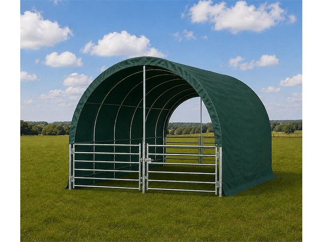 Rte - 8111 - dierenverblijf / cattle tent 4000x4000x3150mm - afbeelding 3 van  7