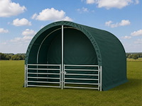 Rte - 8111 - dierenverblijf / cattle tent 4000x4000x3150mm - afbeelding 4 van  7