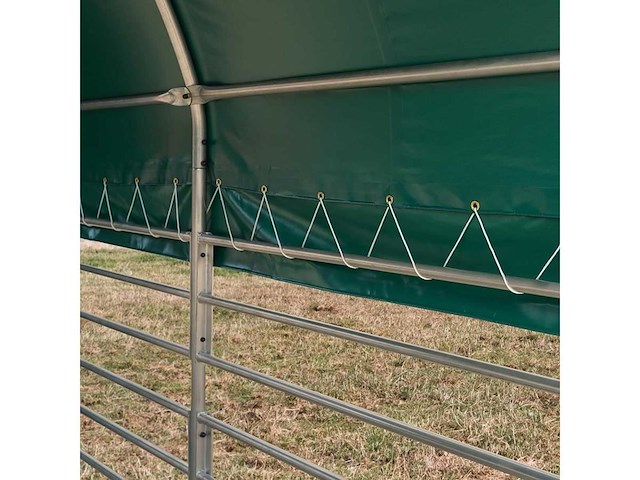 Rte - 8112 - dierenverblijf / cattle tent 6000x6000x3700mm - afbeelding 6 van  7