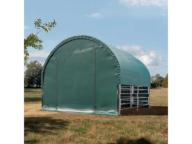 Rte - 8112 - dierenverblijf / cattle tent 6000x6000x3700mm - afbeelding 1 van  6
