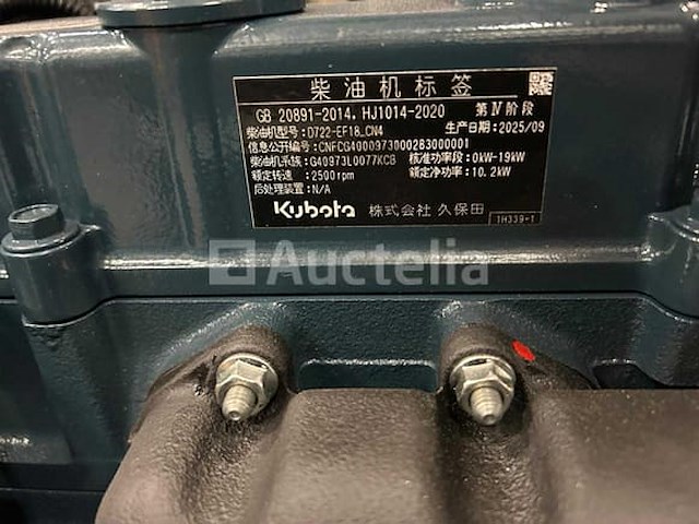 Rte -cre120 - mini excavator kubota euro 5 - afbeelding 25 van  32