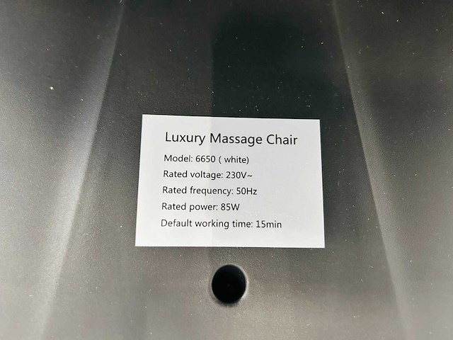 Rte 6650 massagestoel - afbeelding 2 van  3