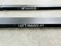 Rte 7408 heftruck lepels 2840x160x65mm - afbeelding 1 van  1