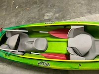 Rtm / rotomod tweezitter stijve kajak kayak rtm / rotomod tweezitter – 2 zits – 2 peddels – gemaakt in frankrijk - afbeelding 6 van  11
