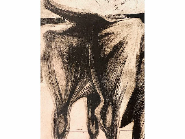 Ru van rossem - toros - ets, aquatint - lage instelprijs - afbeelding 6 van  9